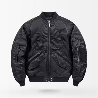 Mens winter techwear bomber jacket