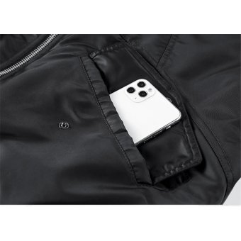 Mens winter techwear bomber jacket