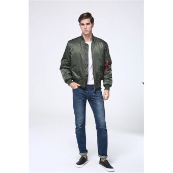 Military Tactical MA 1 Flight Jacket Green