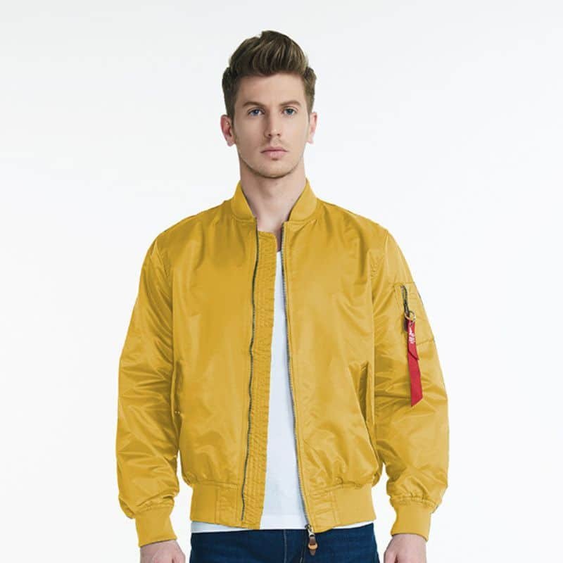 Military Tactical MA-1 Flight Jacket Yellow