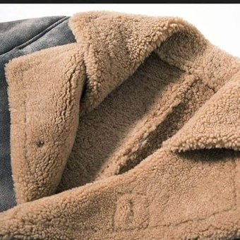 Military sheepskin coat