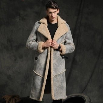 Military sheepskin coat