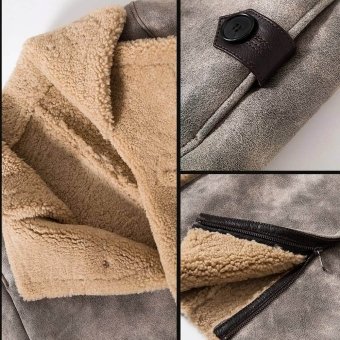 Military sheepskin coat