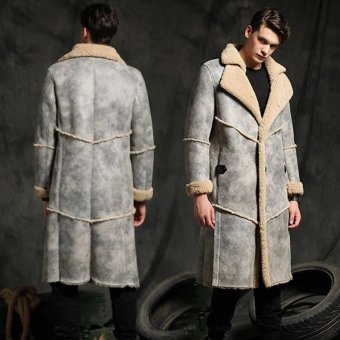 Military sheepskin coat