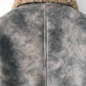 Military sheepskin coat