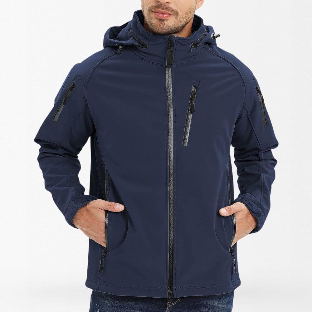 Navy Blue tactical winbreaker jacket "MCT"