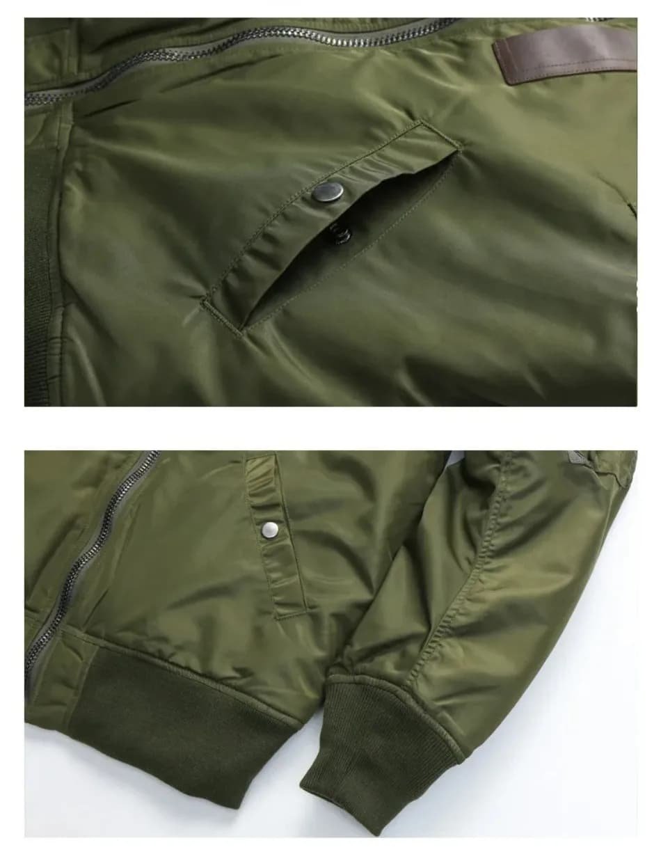 Vintage B15 Bomber Flight Jacket Men
