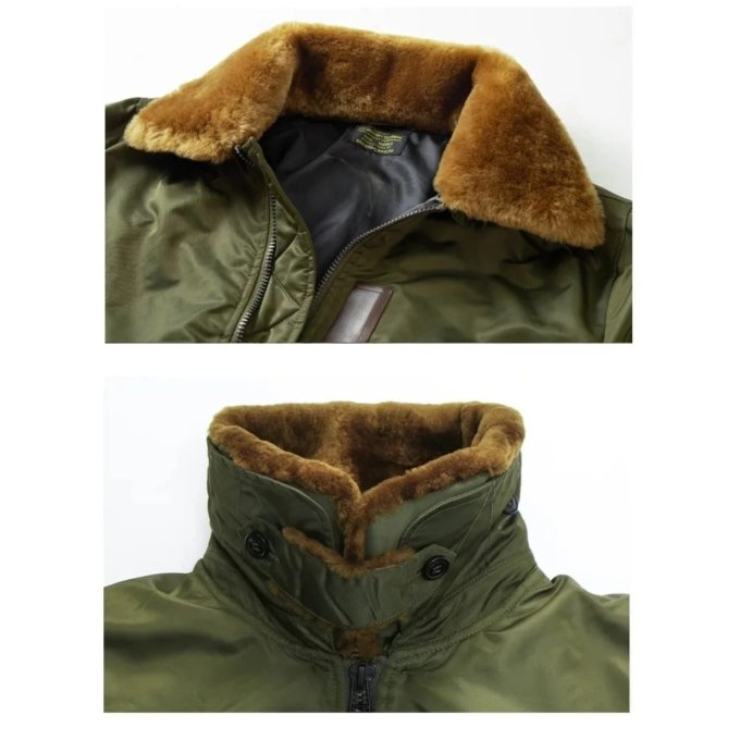Vintage B15 Bomber Flight Jacket Men