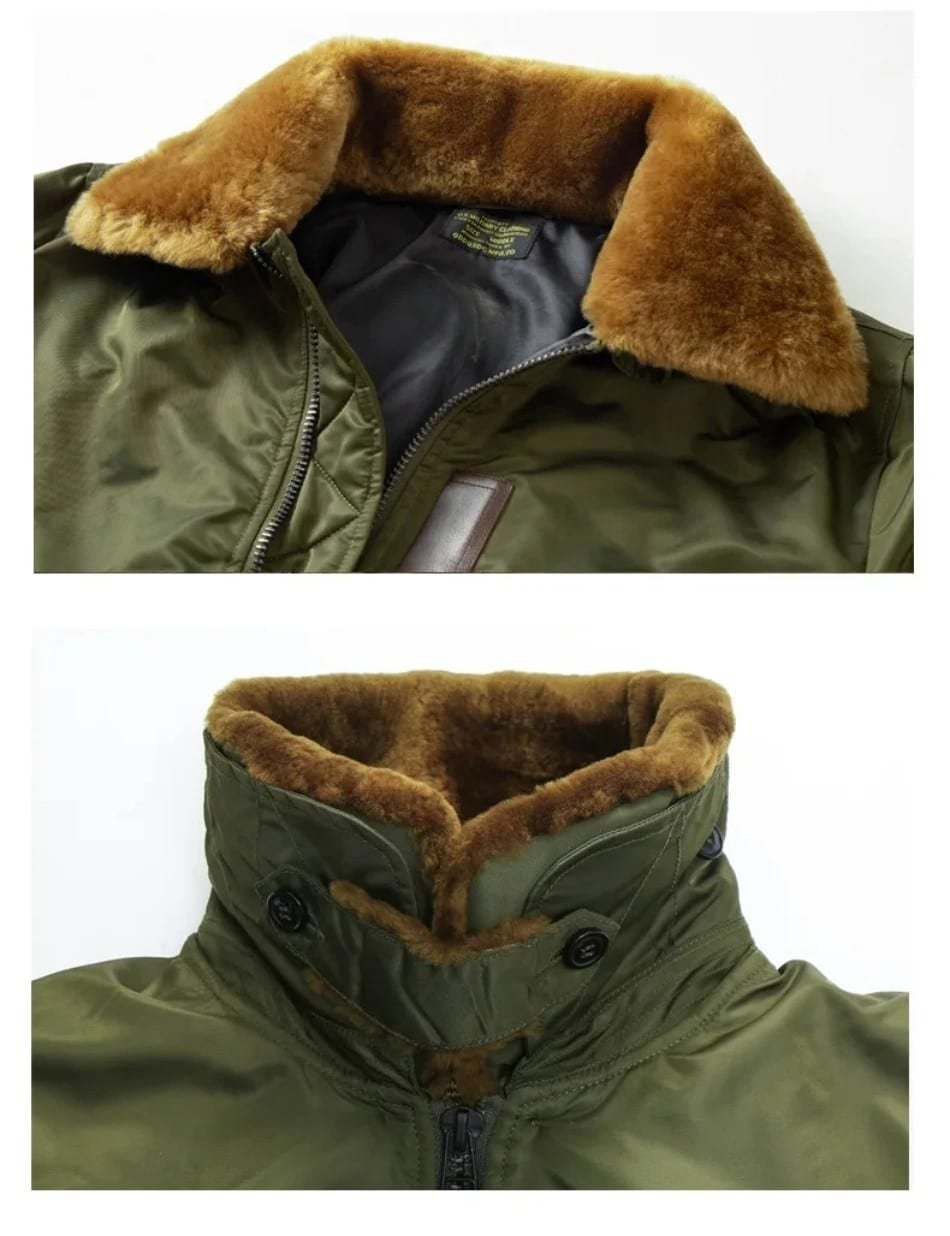 Vintage B15 Bomber Flight Jacket Men
