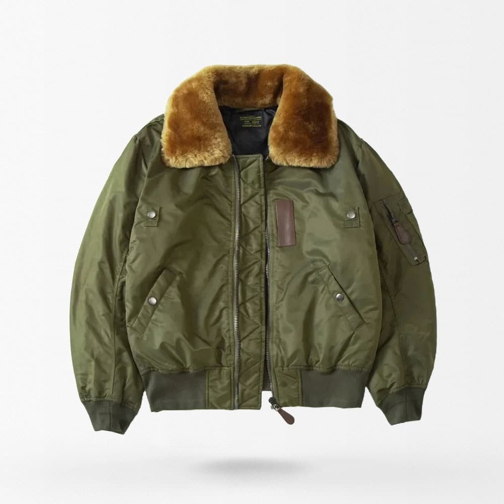 Vintage B15 Bomber Flight Jacket Men