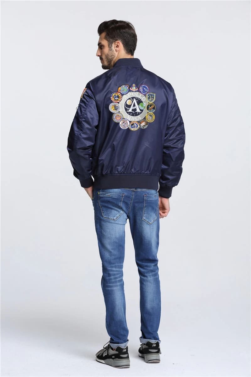 apollo ma 1 bomber flight jacket
