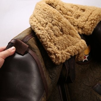 b3 sheepskin bomber flight jacket leather