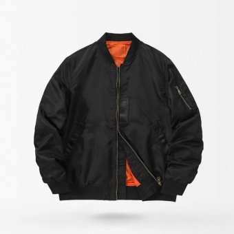 Baseball style mens waterproof bomber jacket