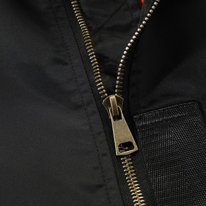 Baseball style mens waterproof bomber jacket