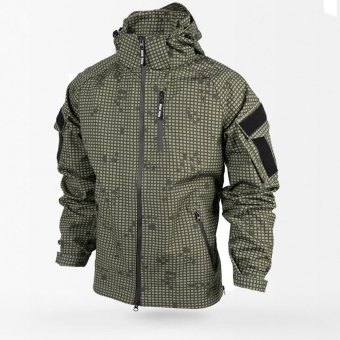 desert night camo tactical winbreaker jacket "MCT"