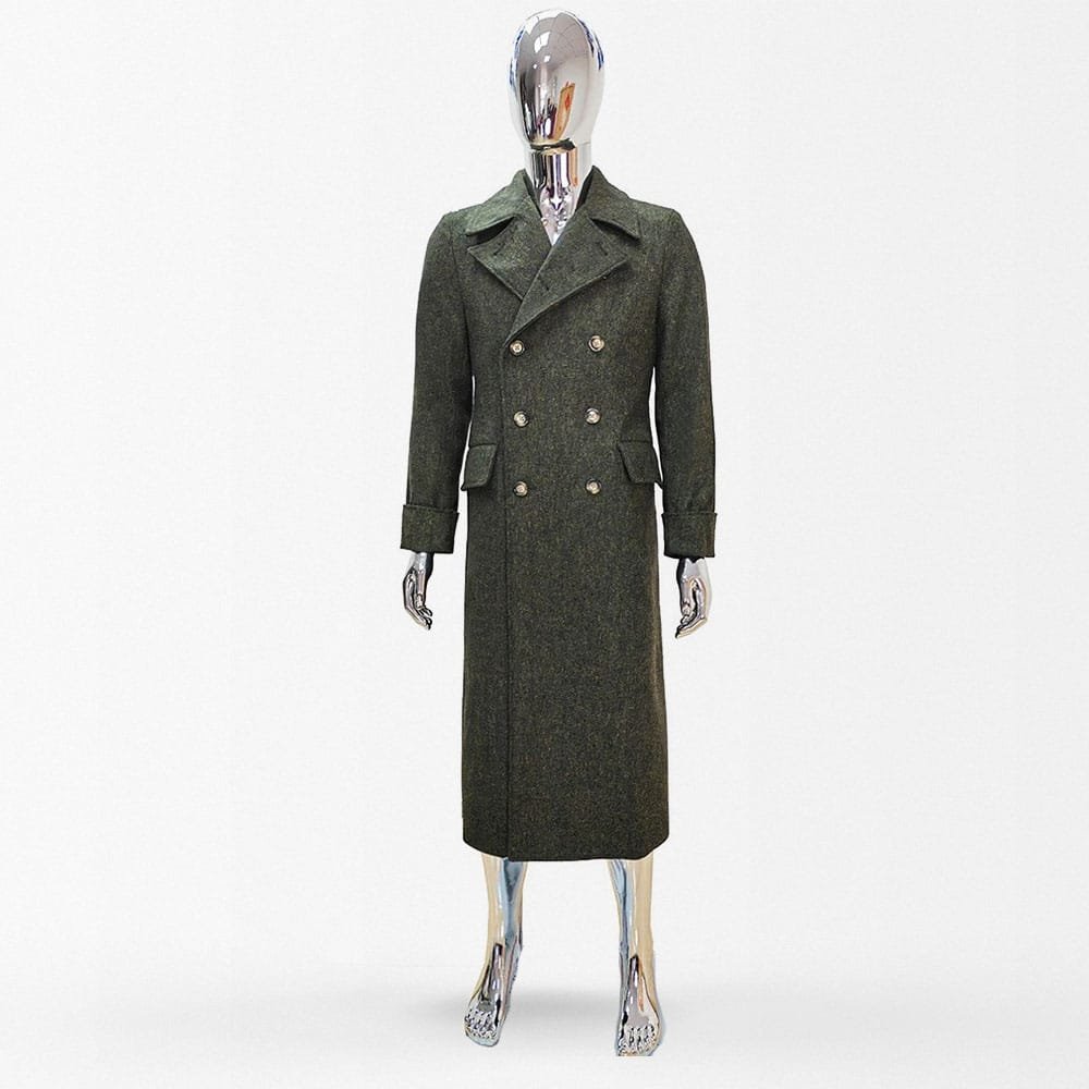 double breasted coat military