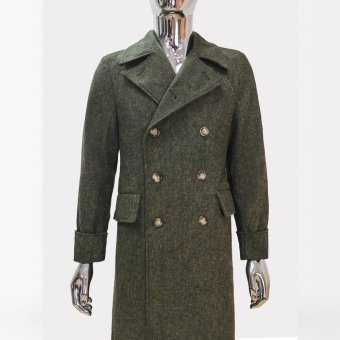 double breasted coat military