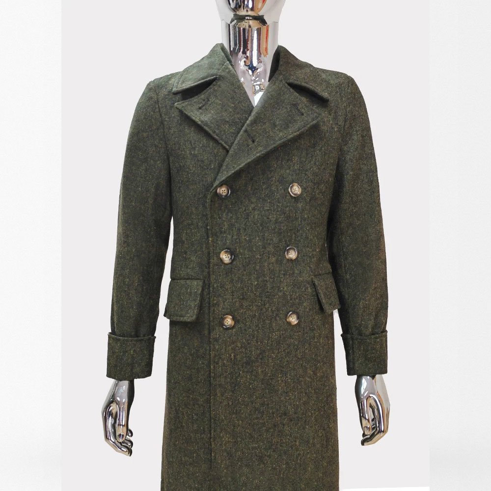 double breasted coat military