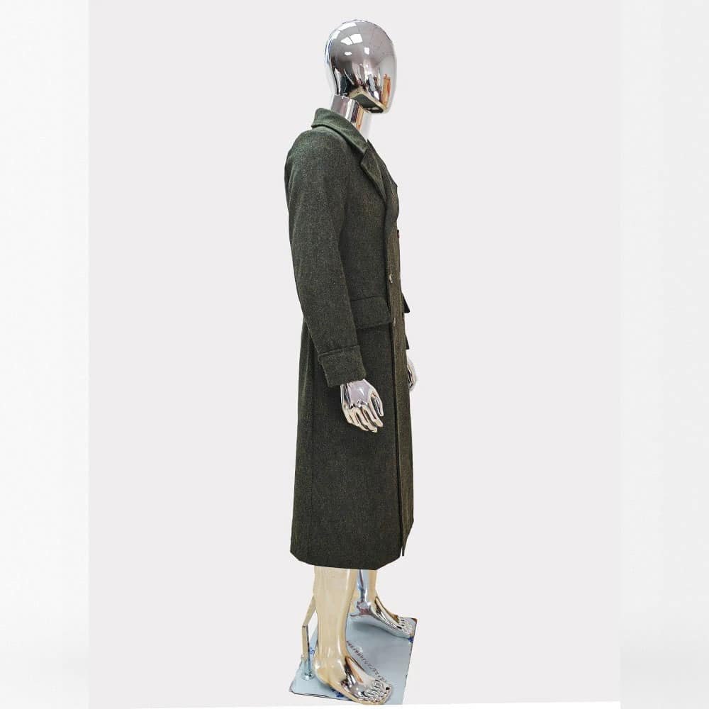 double breasted coat military