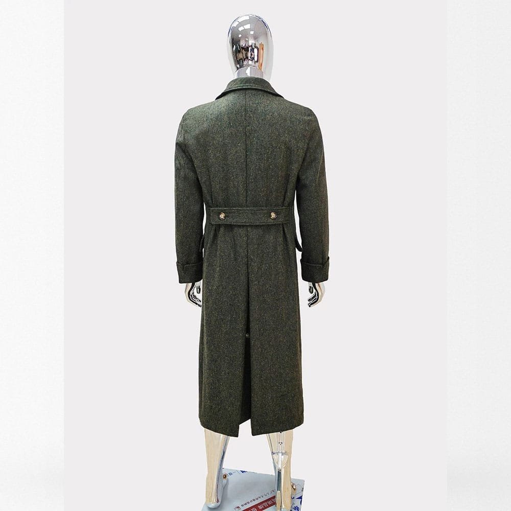 double breasted coat military