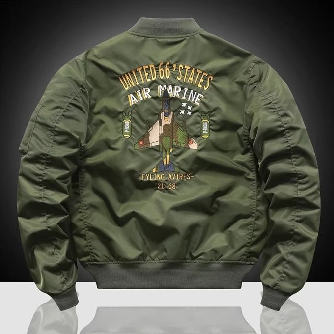 ma1 flight jacket air marine patches embroidered