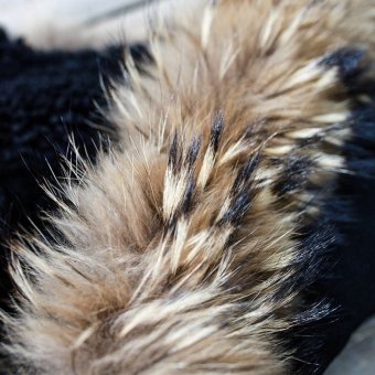 b7 shearling bomber blouson de fourrure pour hommes