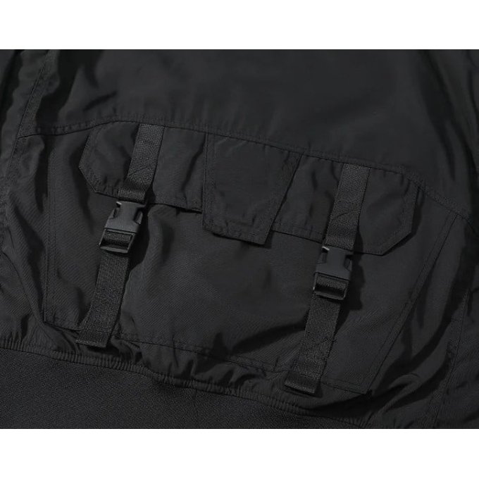 Mens military bomber jacket with multipocket