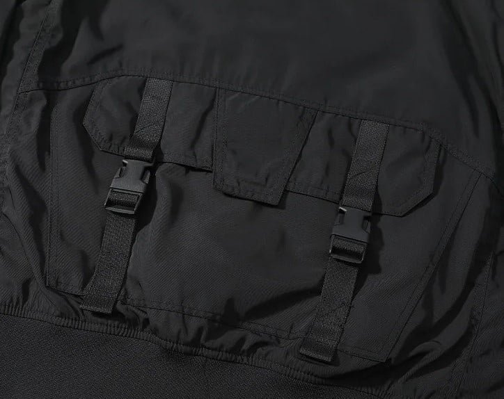 Mens military bomber jacket with multipocket