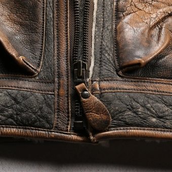 blouson bombardier en cuir retro d3 pour homme