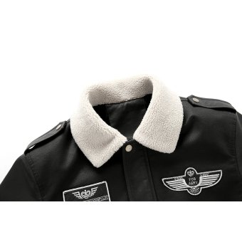 mens vintage leather bomber jacket