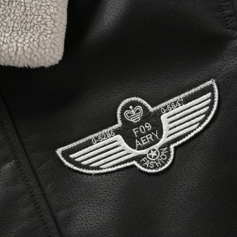 mens vintage leather bomber jacket Black|Khaki