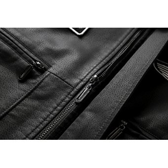 mens vintage leather bomber jacket