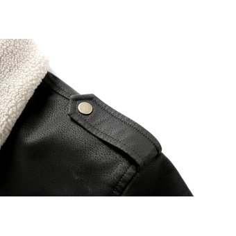 mens vintage leather bomber jacket