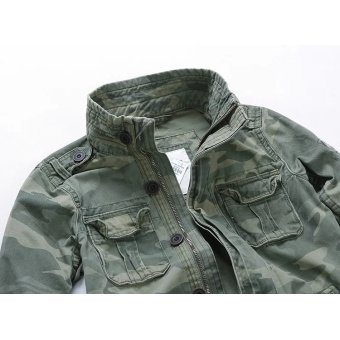 Veste militaire m65 Camo Green