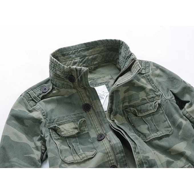 Veste militaire m65 Camo Green