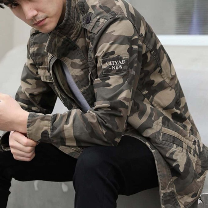 military m65 field jacket Khaki Camo