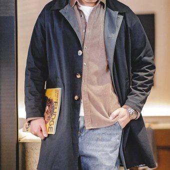 military style light coat