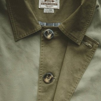 military style light coat