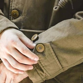 us army m47 olive green military coat