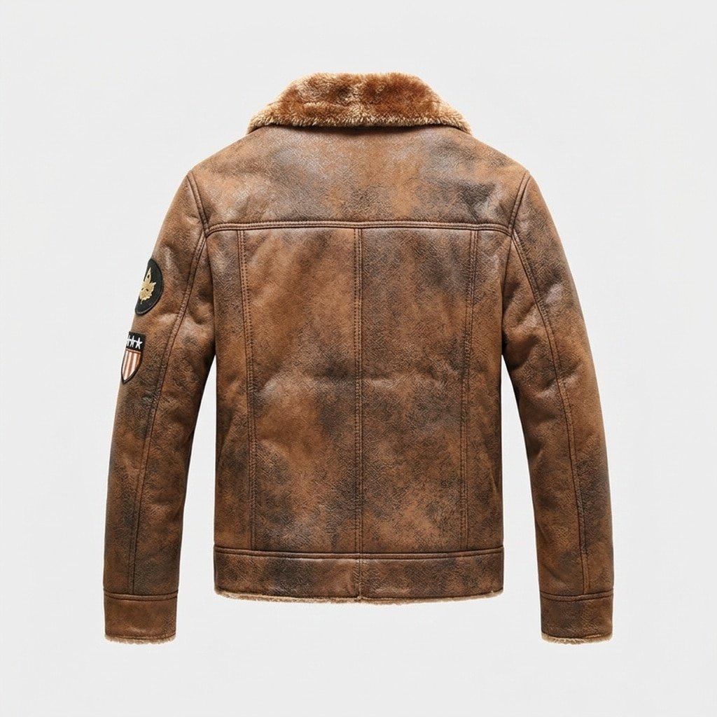 Veste tactique US en simili cuir – Image 3