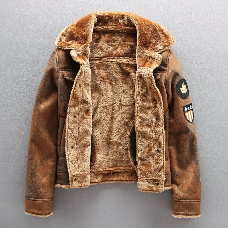 Veste tactique US en simili cuir – Image 4