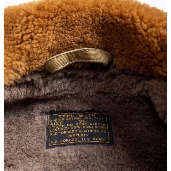 S vintage b10 red tornato jacket wool lining