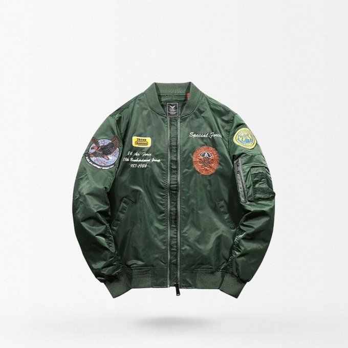 usaf green ma-1 flight jacket