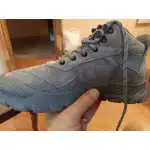 Bottes tactiques basses en cuir de vache gris photo review