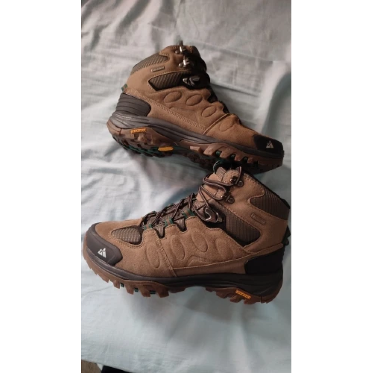 Bottes de randonnée en suède marron Hikeup photo review