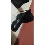 Bottes tactiques à zip latéral et embout de sécurité – noir photo review