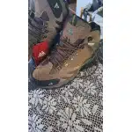 Bottes de randonnée imperméables en suède marron photo review