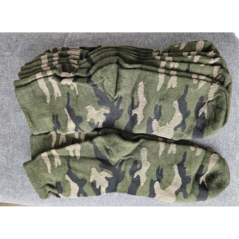 Lot de 5 paires de socquettes camouflage photo review
