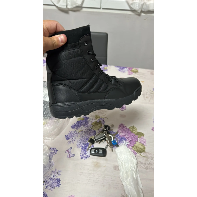 Bottes tactiques légères à fermeture éclair photo review