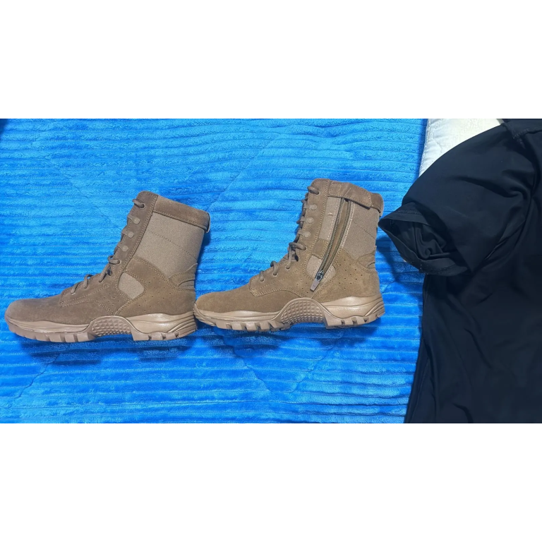 Bottes tactiques respirantes brun coyote photo review